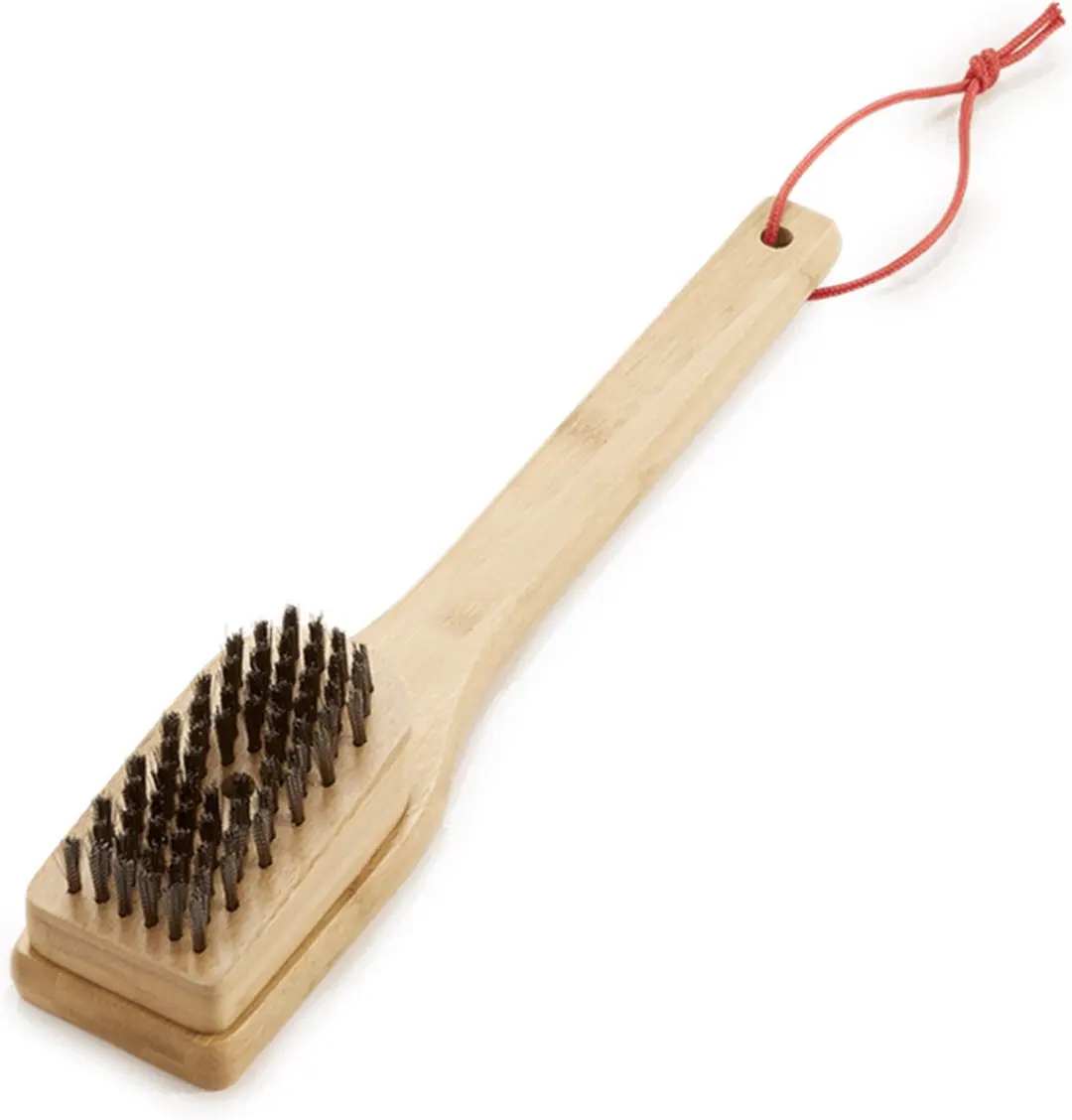 Weber Reinigingsborstel - Bamboe Handvat 30cm