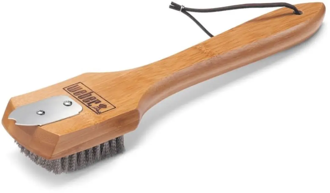 Weber Reinigingsborstel - Bamboe Handvat 30cm