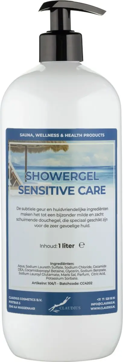 Splashbox Cosmetics Douchegel Sensitive Care 1L