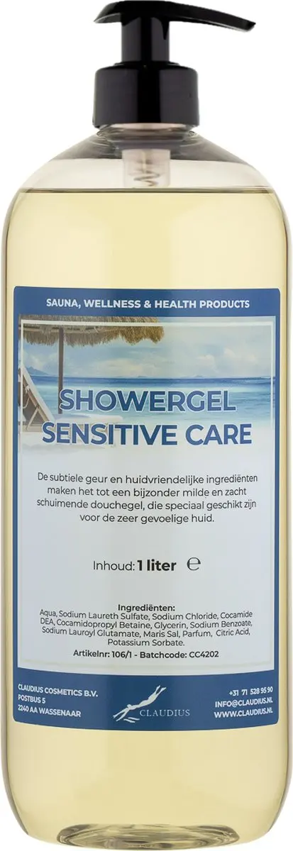 Splashbox Cosmetics Douchegel Sensitive Care 1L