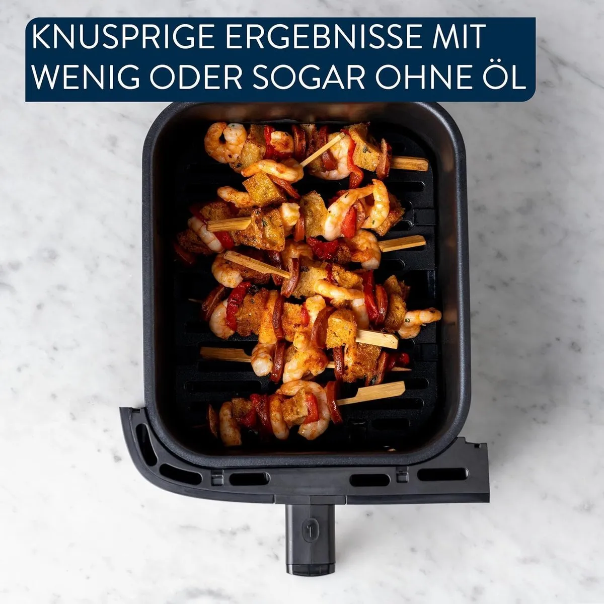 Tefal Jamie Oliver EY90JDE1 Dubbele Airfryer 2700W - Roestvrijstaal