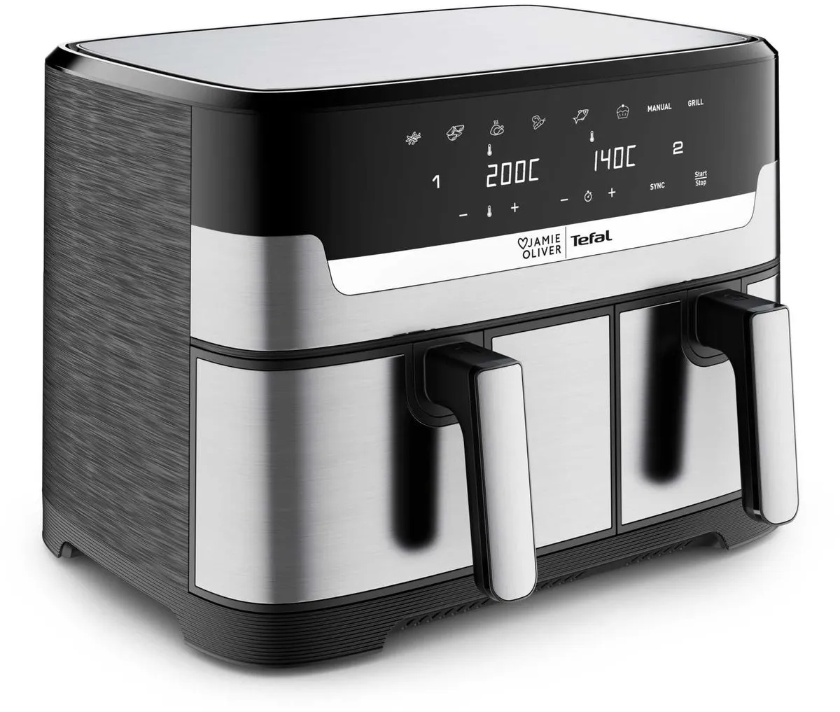 Tefal Jamie Oliver EY90JDE1 Dubbele Airfryer 2700W