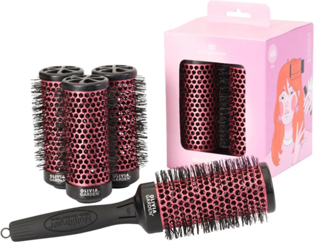 Olivia Garden Multibrush Curlers Kit 45mm