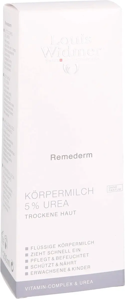 Louis Widmer Remederm Lichaamsmelk Ureum 5% 200ml