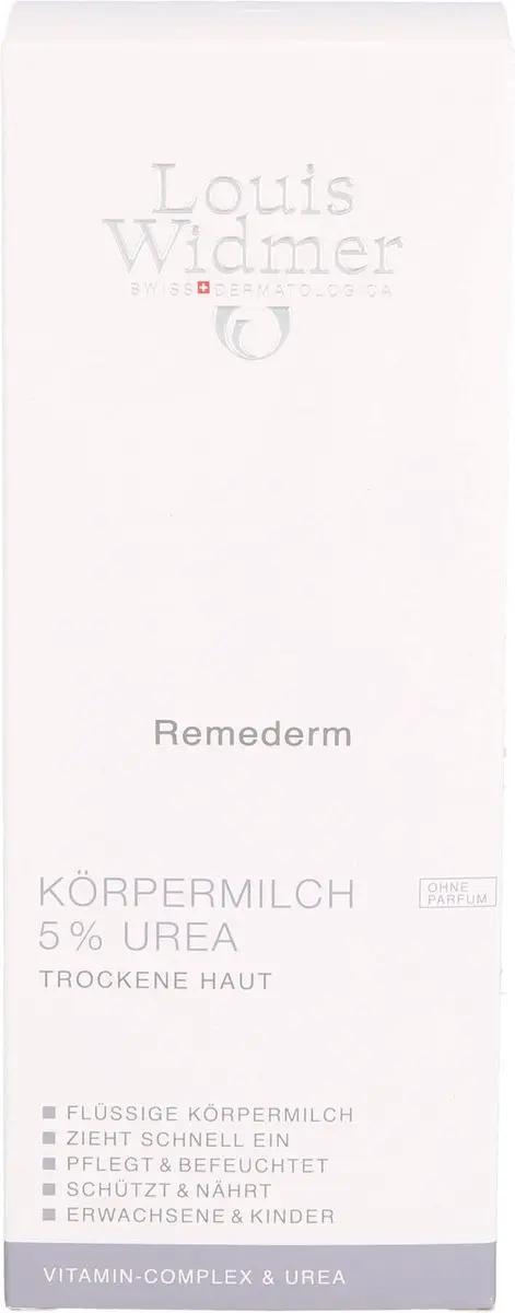 Louis Widmer Remederm Lichaamsmelk Ureum 5% 200ml
