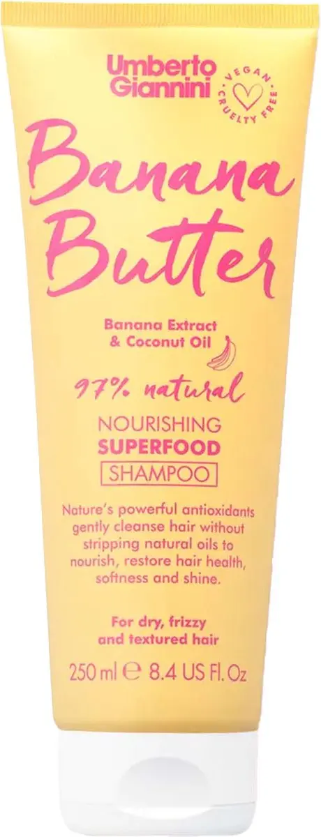 Umberto Giannini Banana Butter Superfood Shampoo 250ml