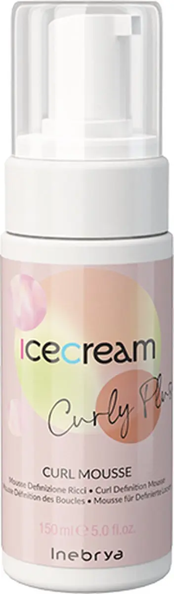 Inebrya Ice Cream Curly Plus Curl Mousse 150ml