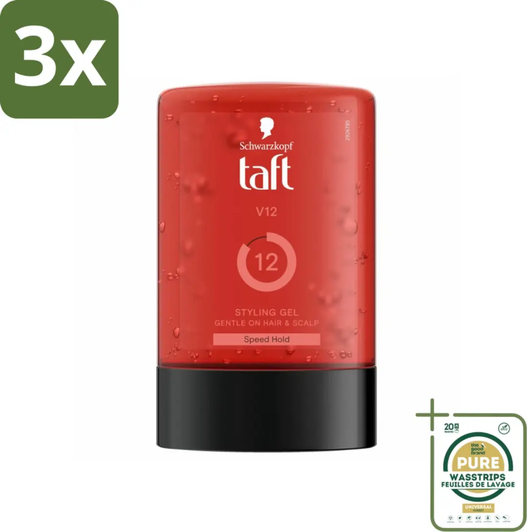 Taft V12 Styling Gel 900ml (3x300ml)