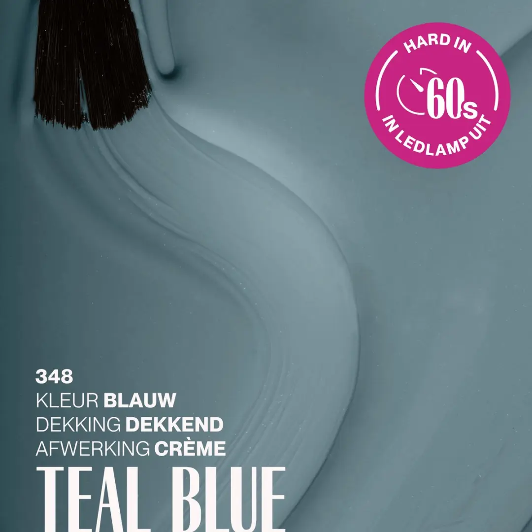 Pink Gellac 348 Teal Blue Gellak 15ml