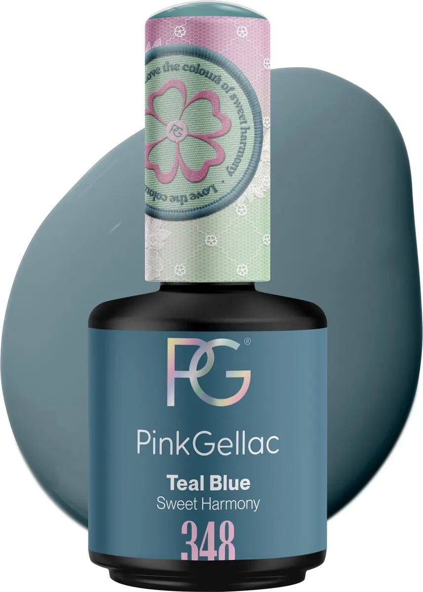 Pink Gellac 348 Teal Blue Gellak 15ml