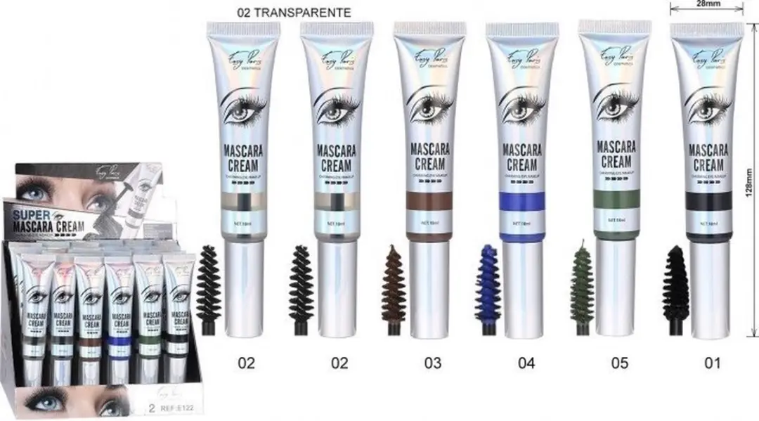 Easy Paris Cosmetics Mascara Cream Transparant - 18ml