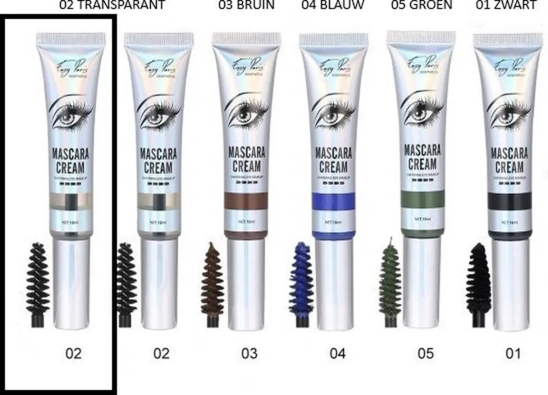 Easy Paris Cosmetics Mascara Cream Transparant