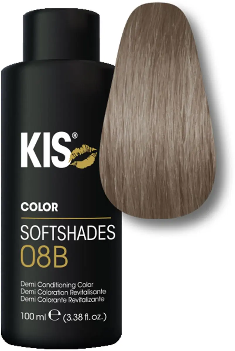 KIS Royal Softshades 150ml - Kleurspoeling 08B Licht beigeblond