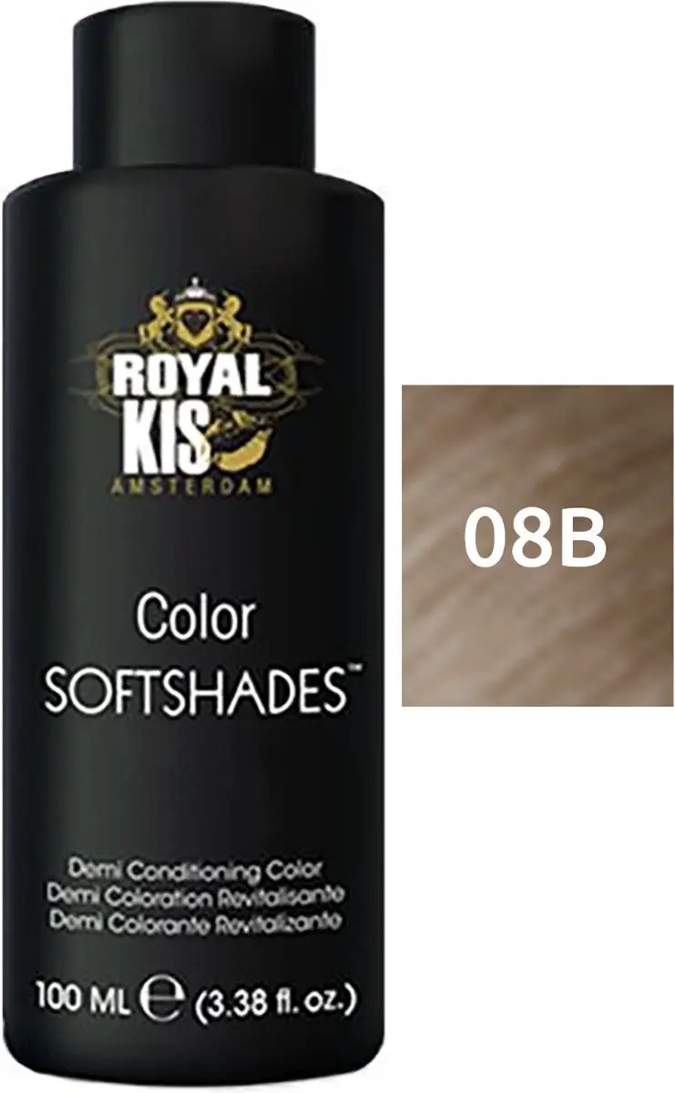 KIS Royal Softshades 150ml - Kleurspoeling 08B Licht beigeblond