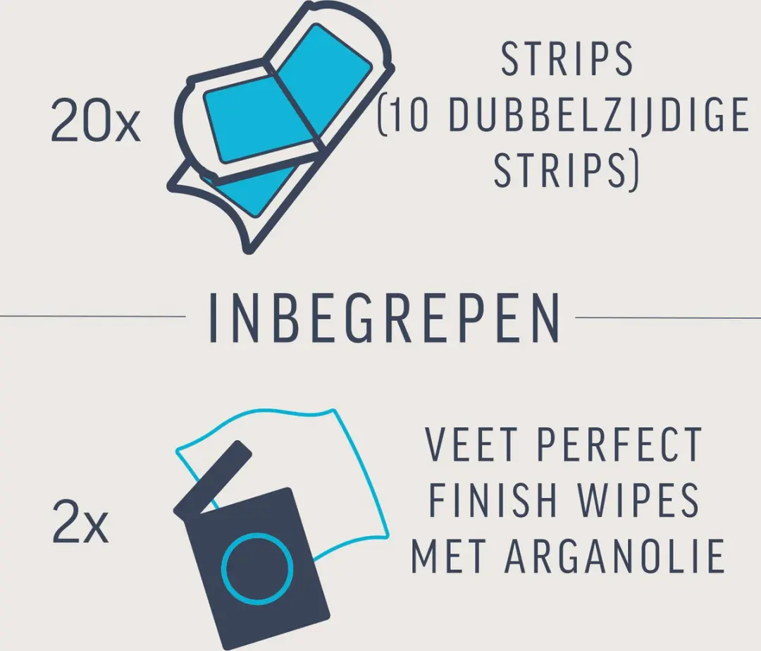 Veet Expert Ontharingsstrips Lichaam & Benen - 20 Stuks