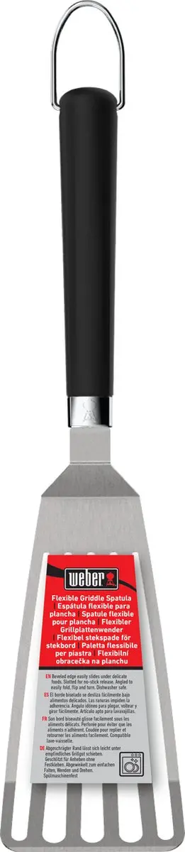 Weber Flexibele Spatel 6780 - Chroom/Zwart