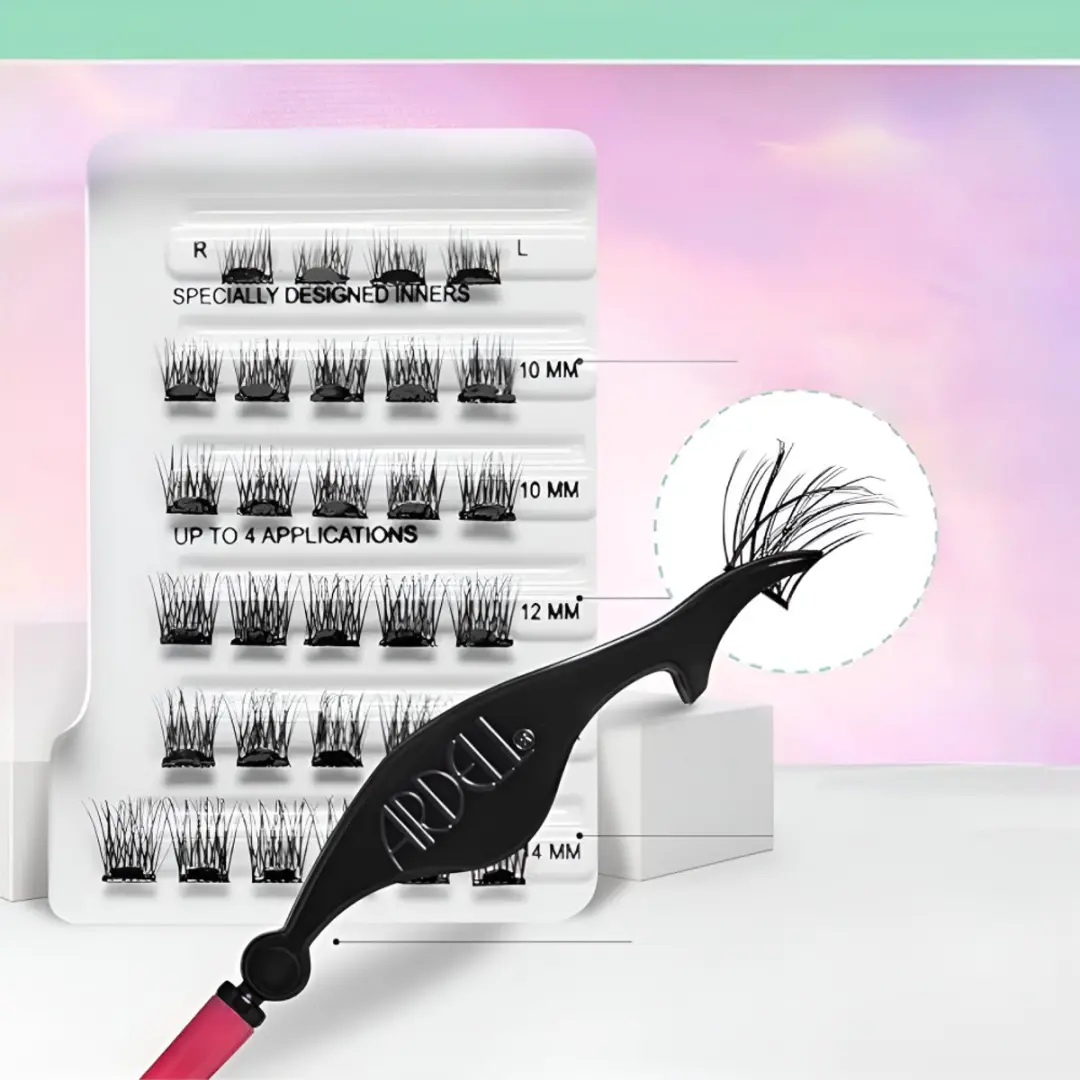 Ardell Wimpern in Bündeln Pre-glued Naked Soft Volume - 30 Stuks - Zwart - afbeelding 6 van 6
