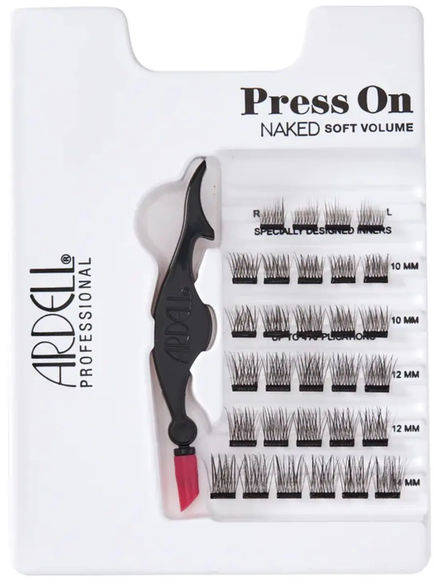 Ardell Wimpern in Bündeln Pre-glued Naked Soft Volume - 30 Stuks - Zwart