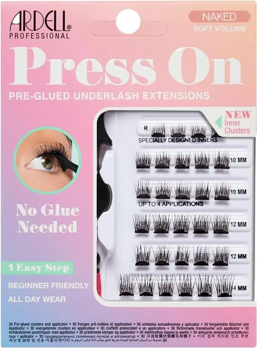 Ardell Wimpern in Bündeln Pre-glued Naked Soft Volume