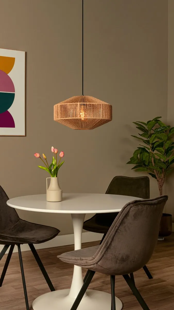 Lucide LUZ Hanglamp E27 - 40cm - Naturel