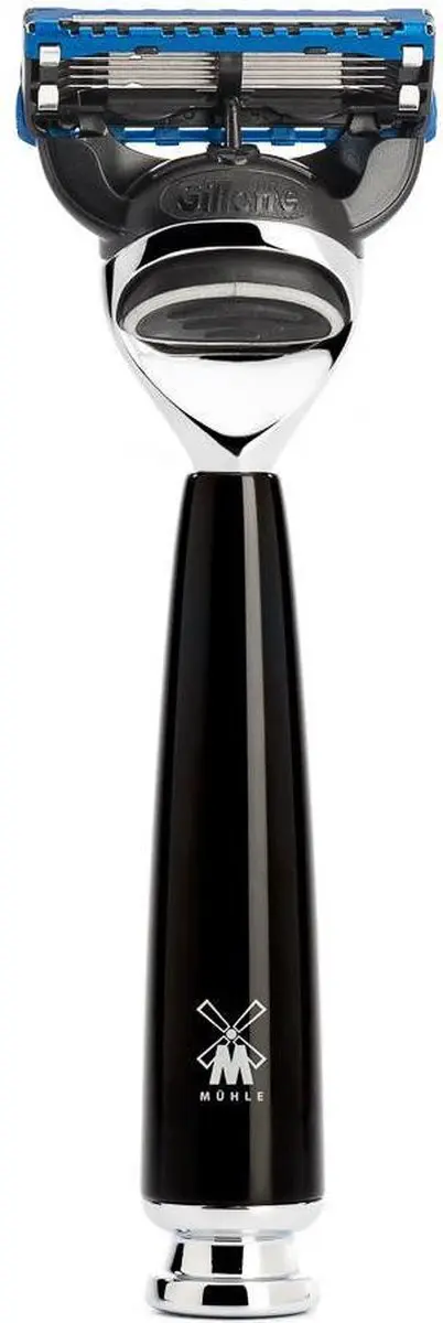 Mühle Fusion Scheermes - Zwart - 5 Bladen