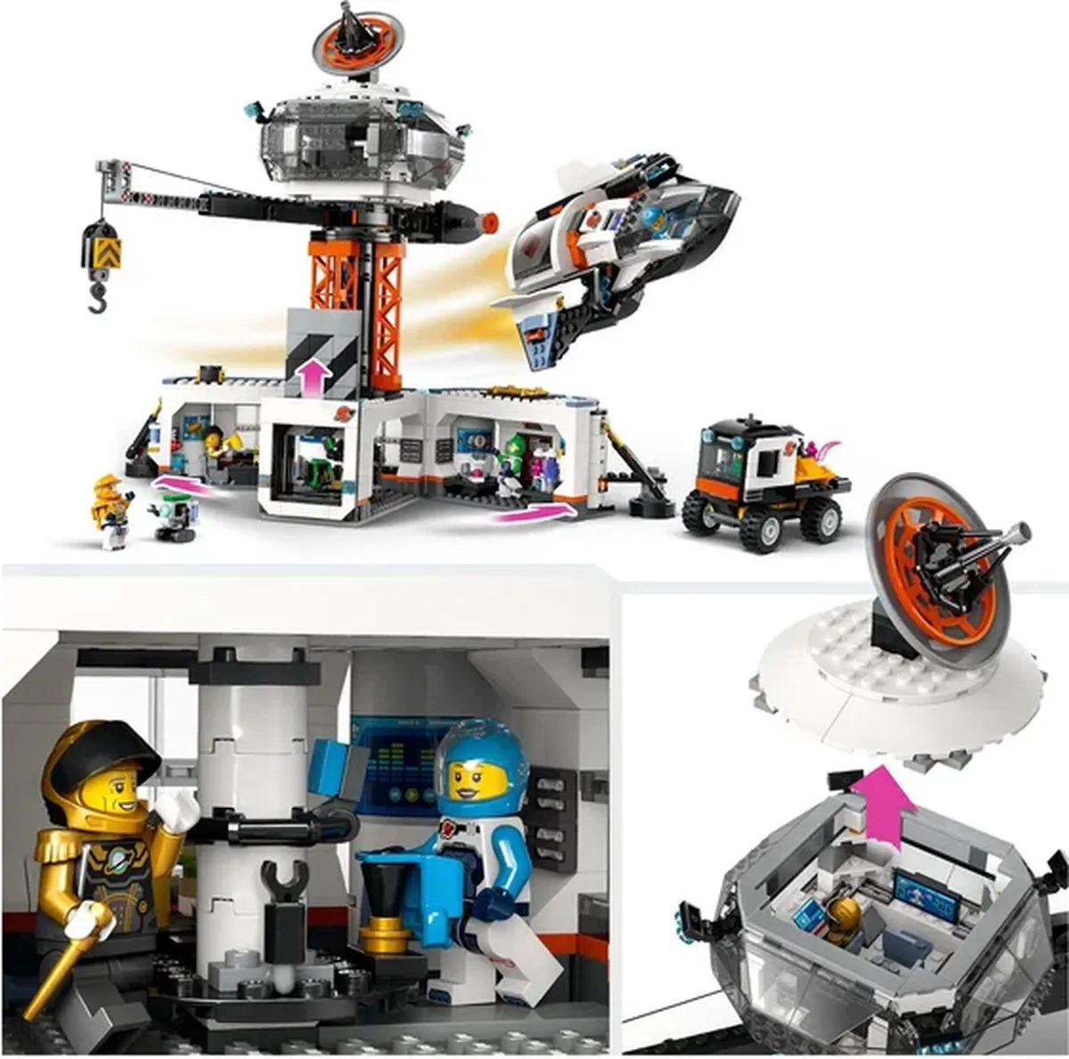 LEGO City Ruimtebasis & Raketlanceringsplatform 60434 - 1422 Stukken