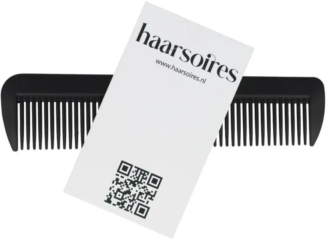 Haarsoires Styling Tool Haarkam 14cm - Zwart