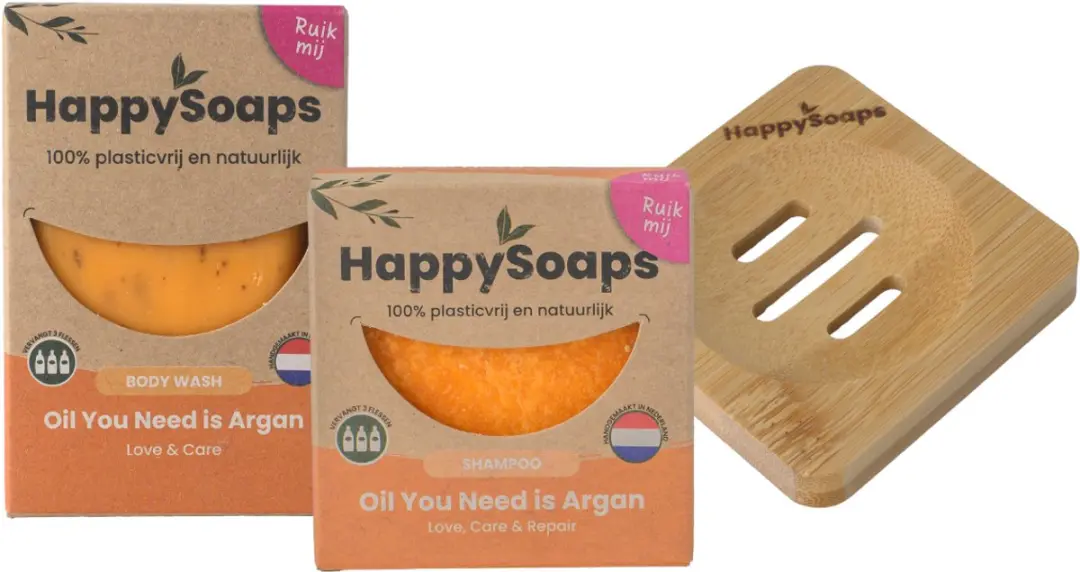 HappySoaps Oil You Need Is Argan Verzorgingsset