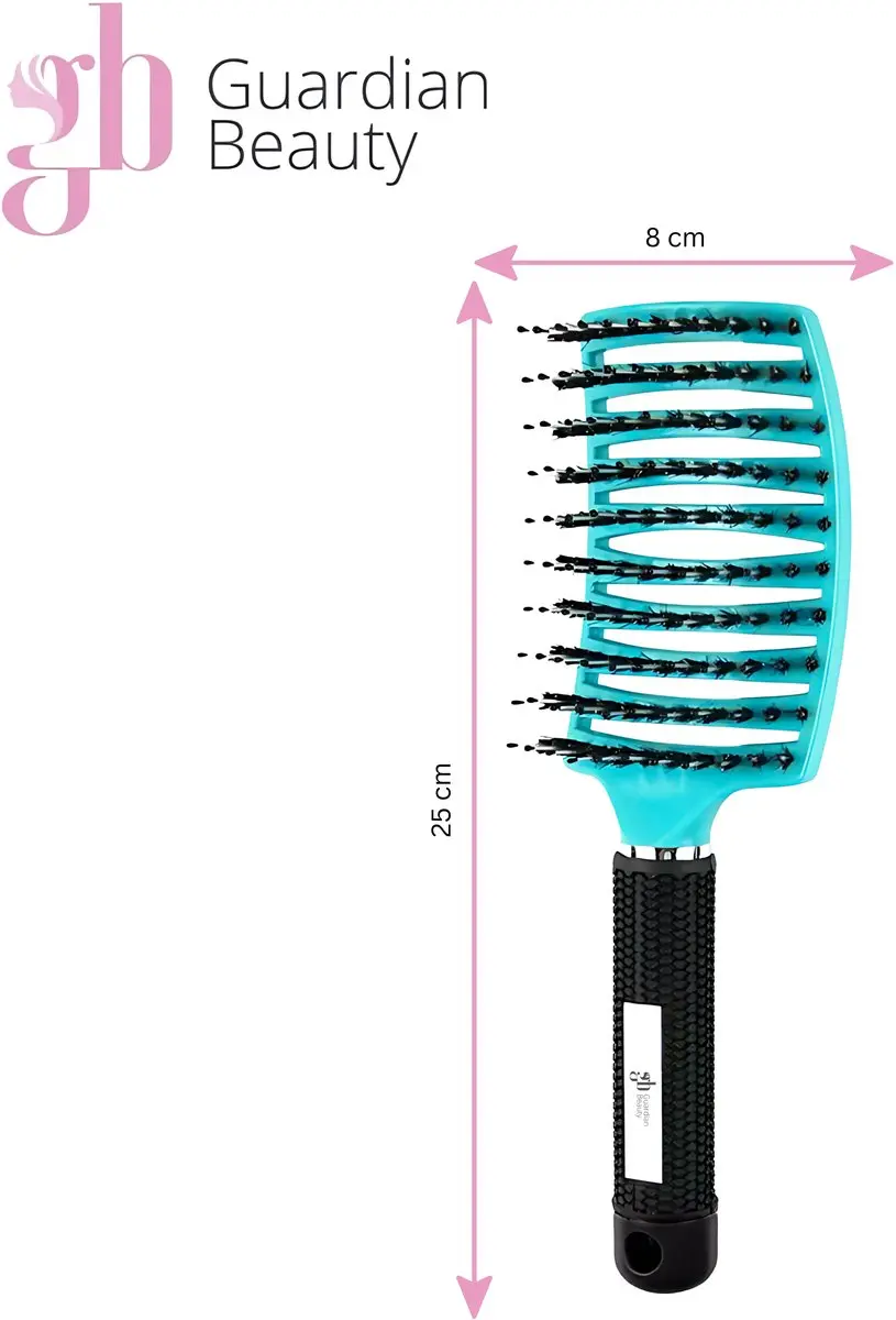 Guardian Beauty Anti Klit Haarborstel Groen - 2 Stuks