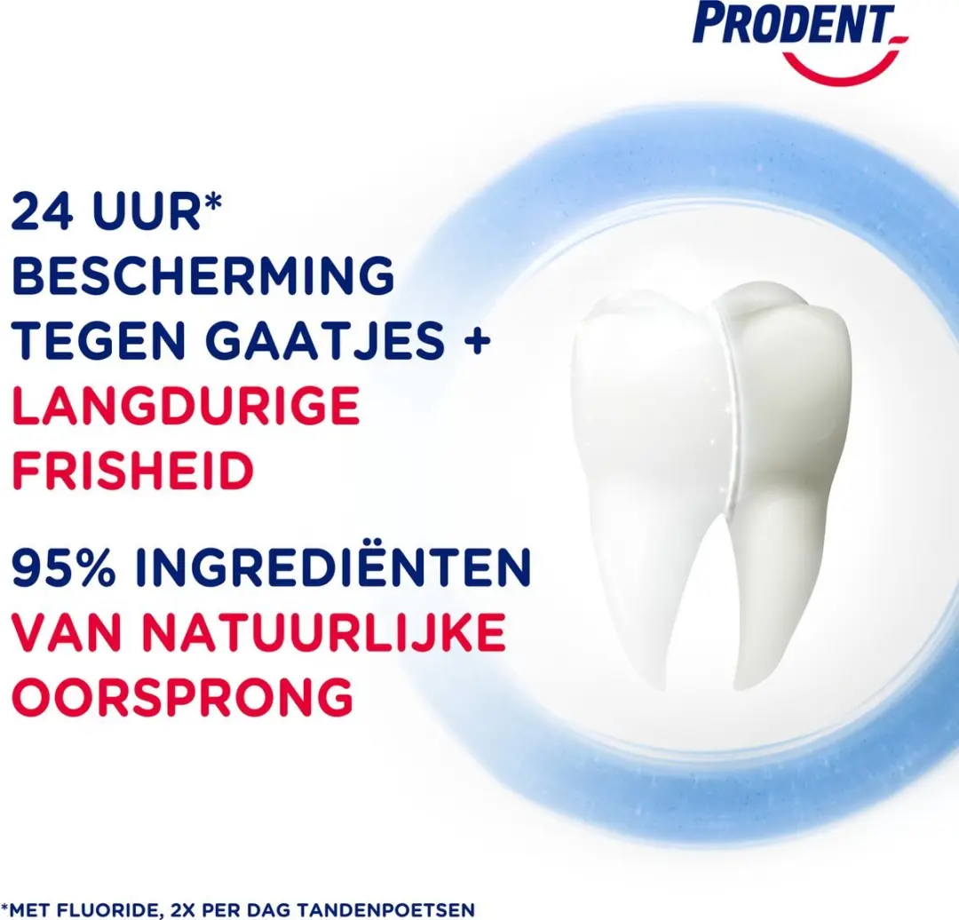Prodent White System Tandpasta 6x75ml