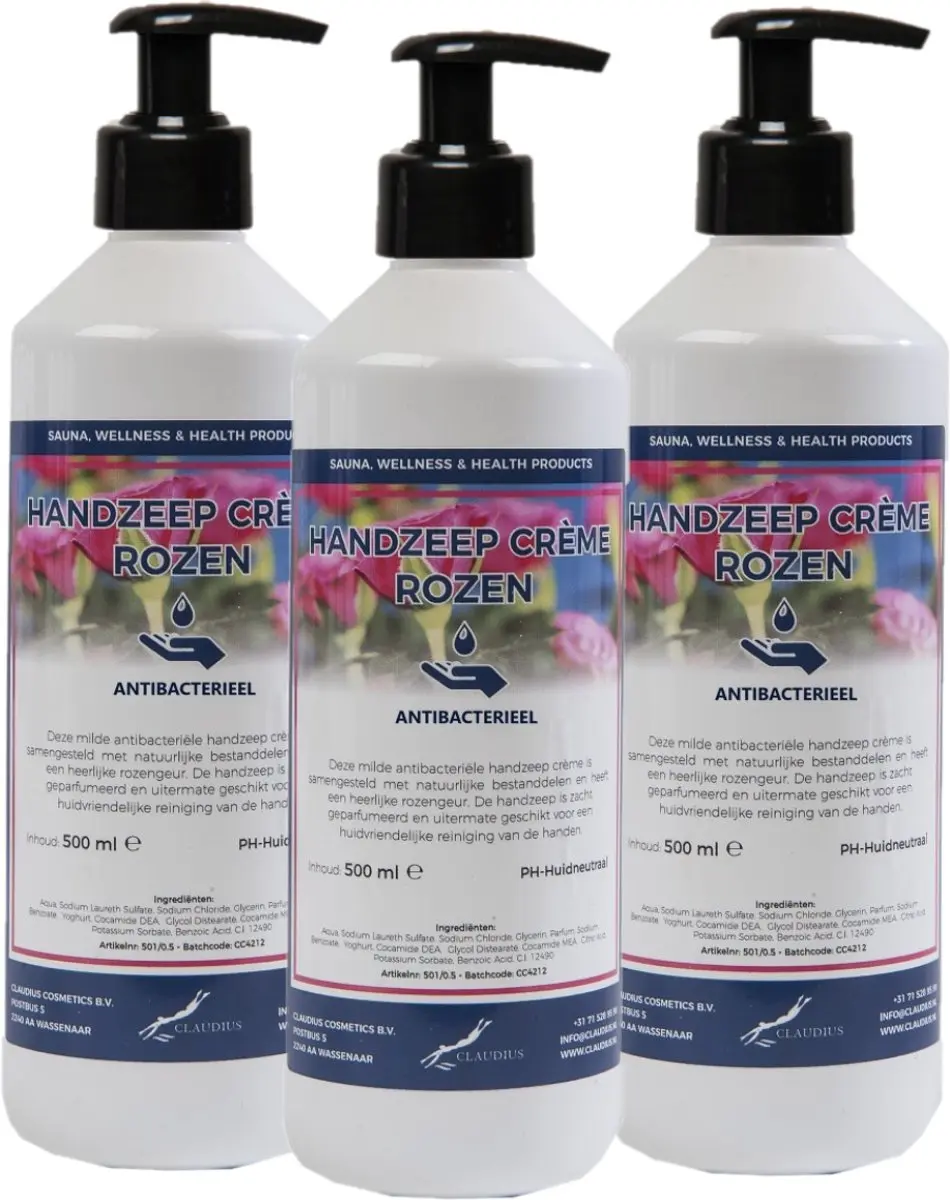 Splashbox Cosmetics Handzeep Rozen 500ml