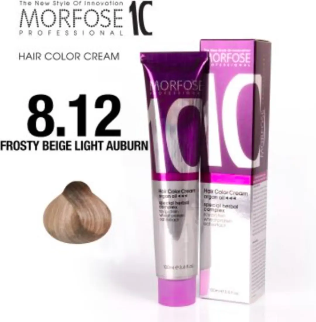 Morfose Color Cream 8.12 Frosty Beige Light Auburn