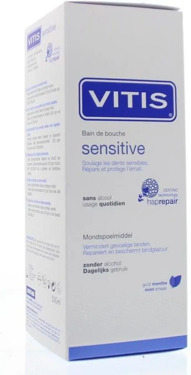 Vitis Sensitive Mondwater 500ml