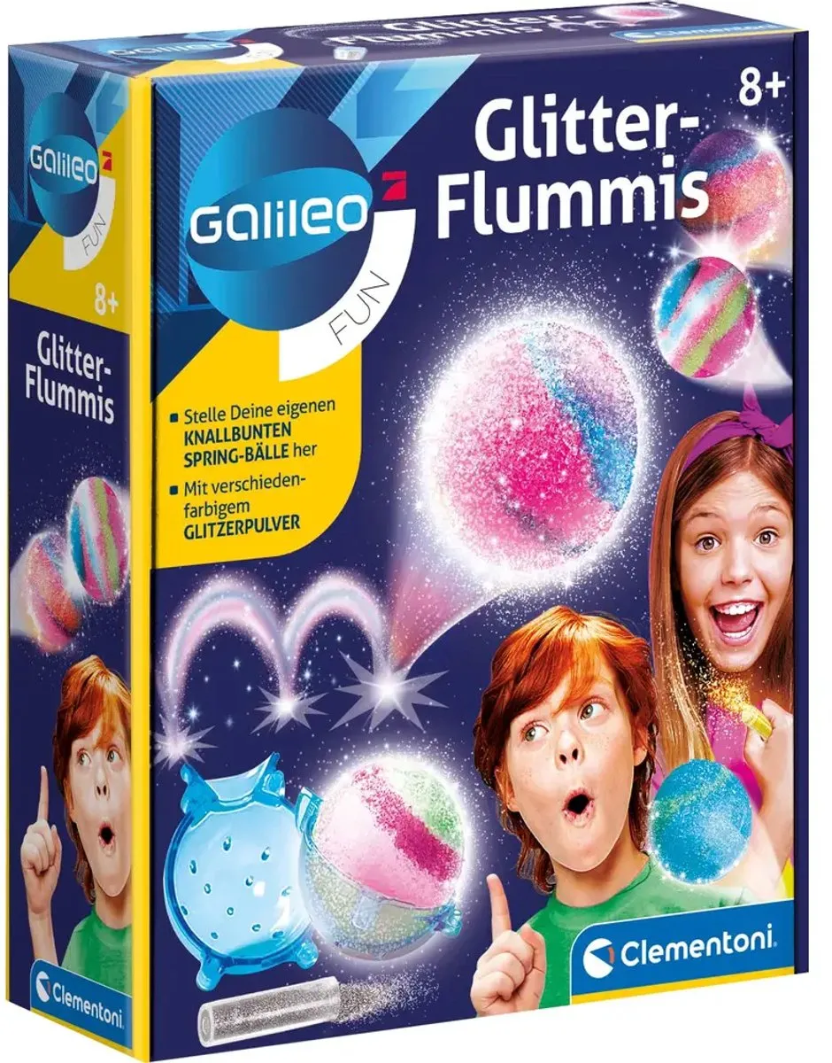 Clementoni Galileo Glitter-Flummis 59220