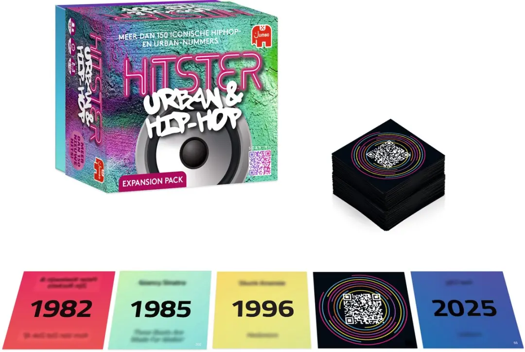 Hitster Urban & Hip-Hop Uitbreidingsset 1110100788 - Muziekspel
