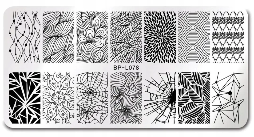 Born Pretty BP-L078 Nagelstempelplaat - Diverse Motieven