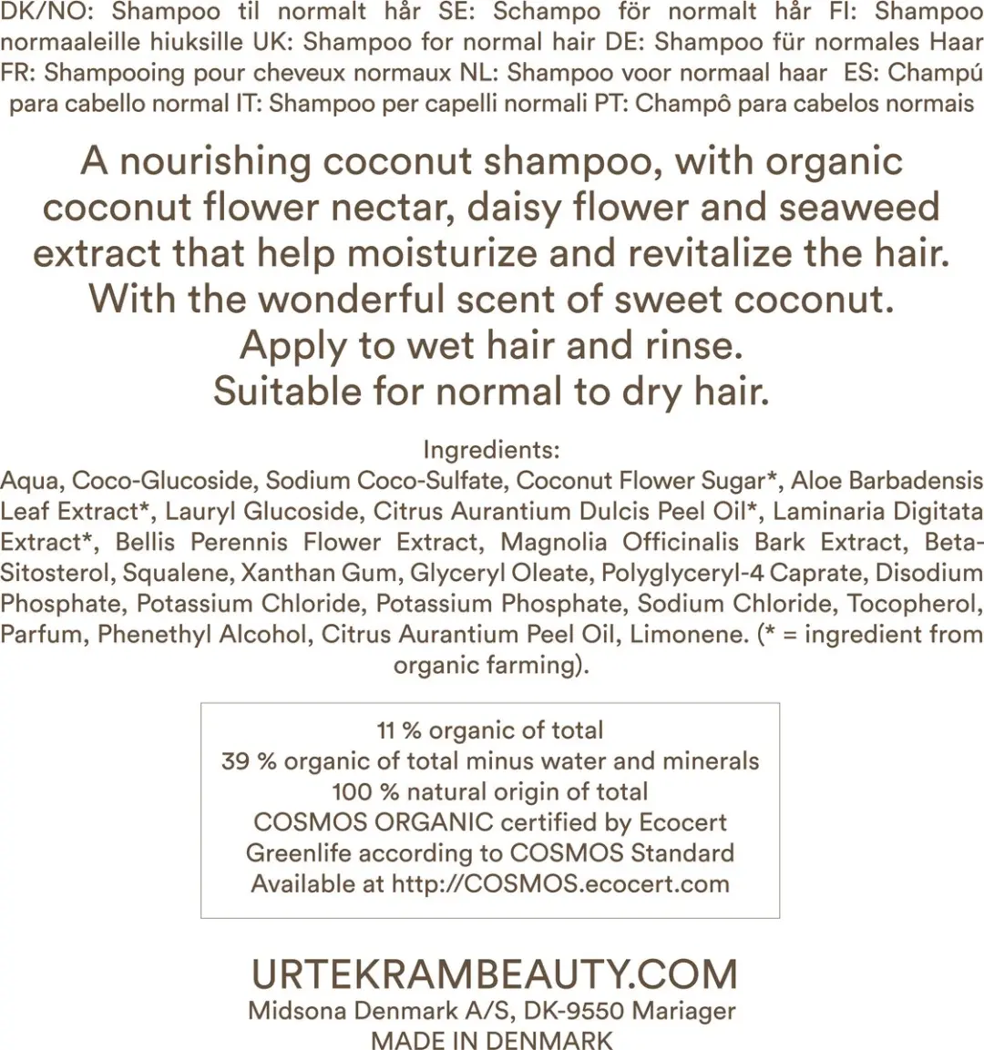 Urtekram Kokos Shampoo 250ml