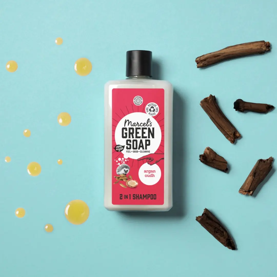 Marcel's Green Soap Shampoo Argan & Oudh 300ml - 6 Stuks
