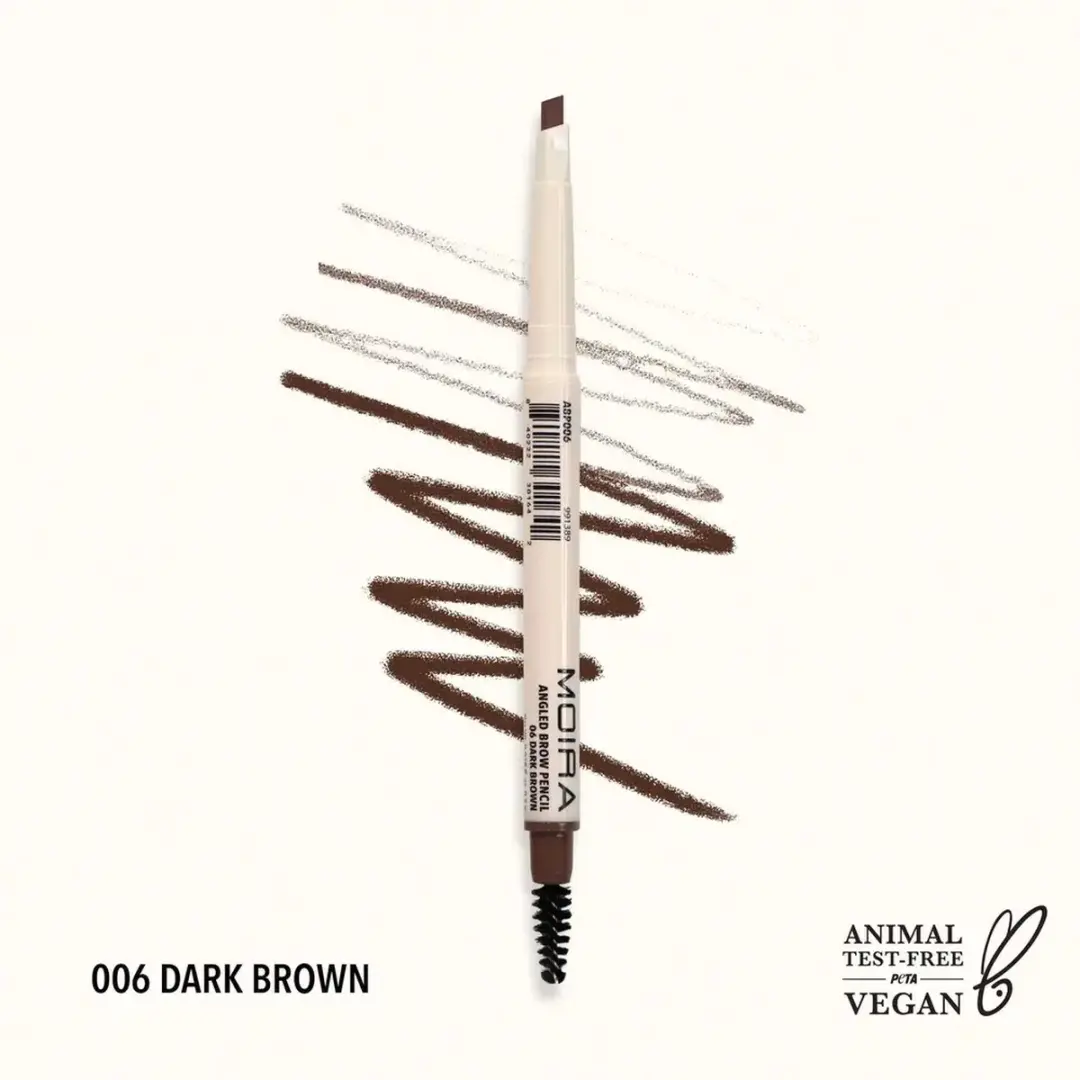 Moira Angled Brow Pencil 006 Dark Brown - 5g