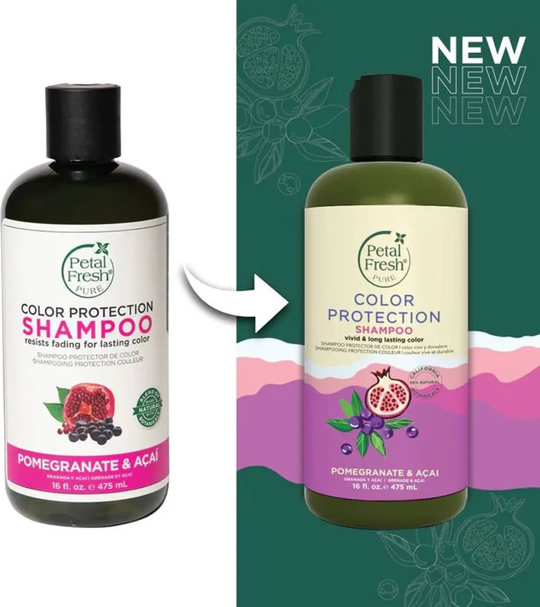 Petal Fresh Pomegranate & Açai Shampoo 475ml