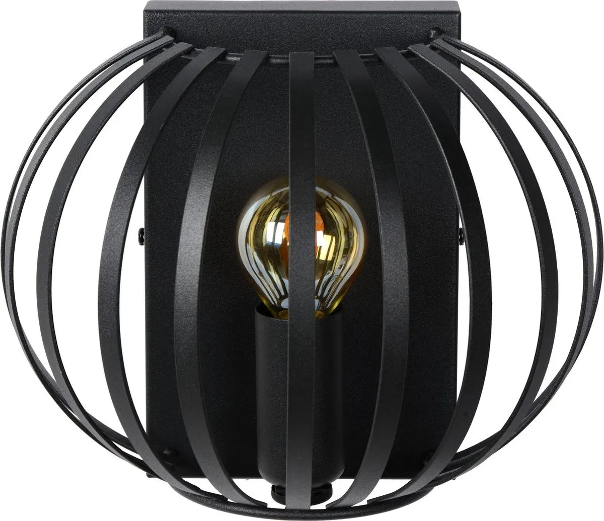 Lucide Manuela Wandlamp E14 - Zwart