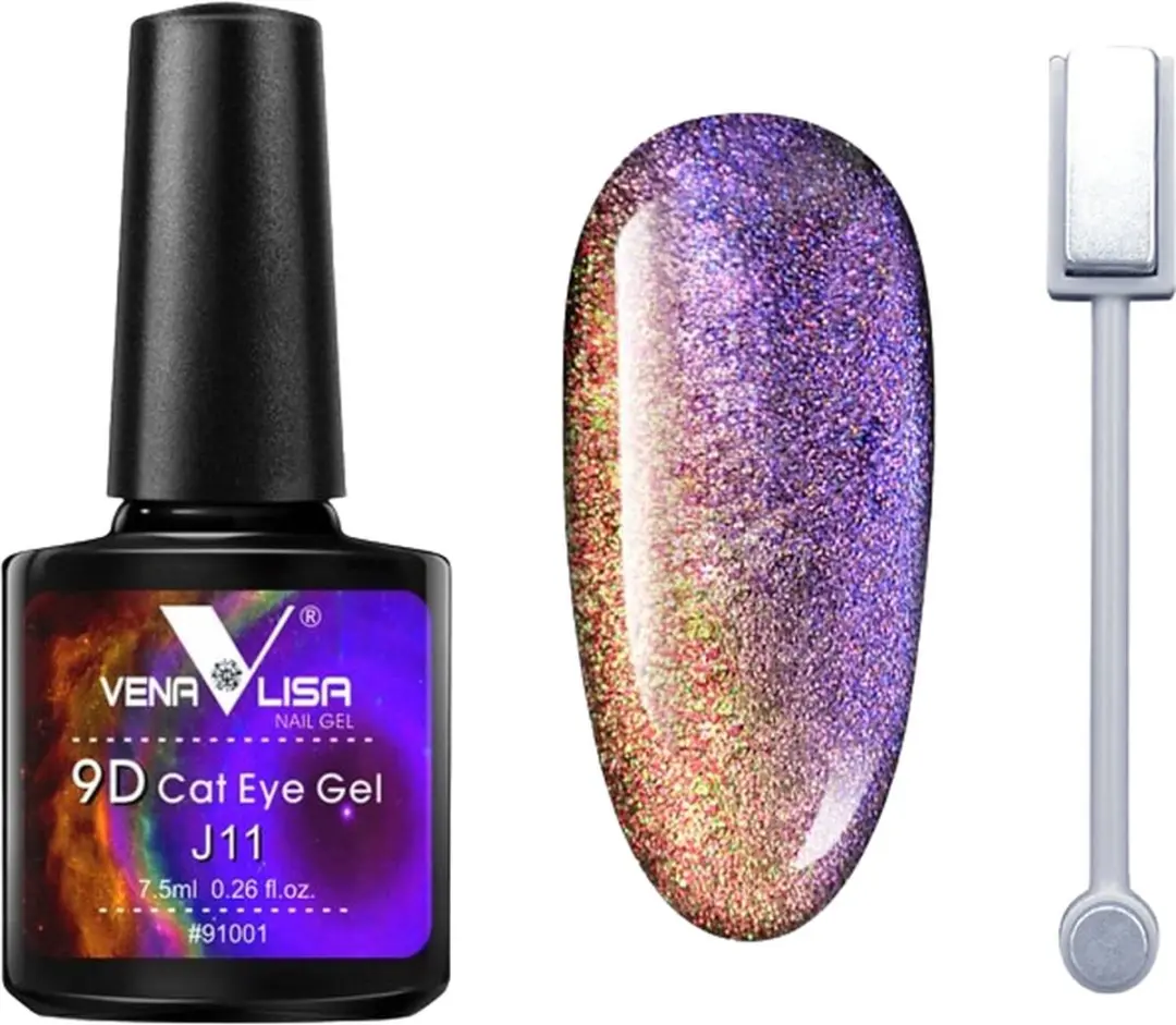Venalisa UV Cat Eye Gellak J11 met Magneet 7.5ml