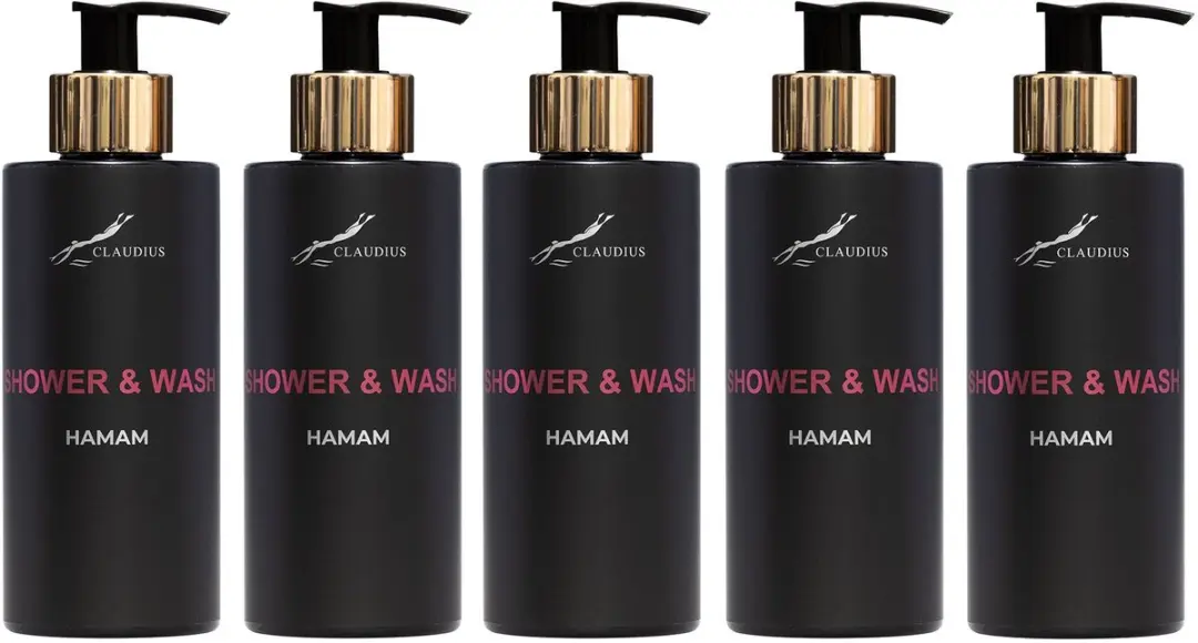 Splashbox Cosmetics Shower & Wash Hamam 300ml - 5 Stuks