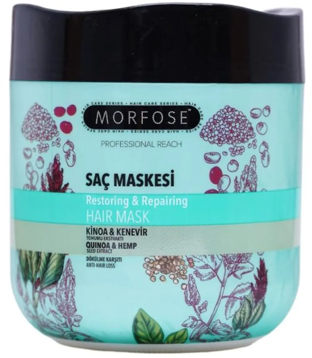 Morfose Hair Mask Quinoa & Hemp 500ml