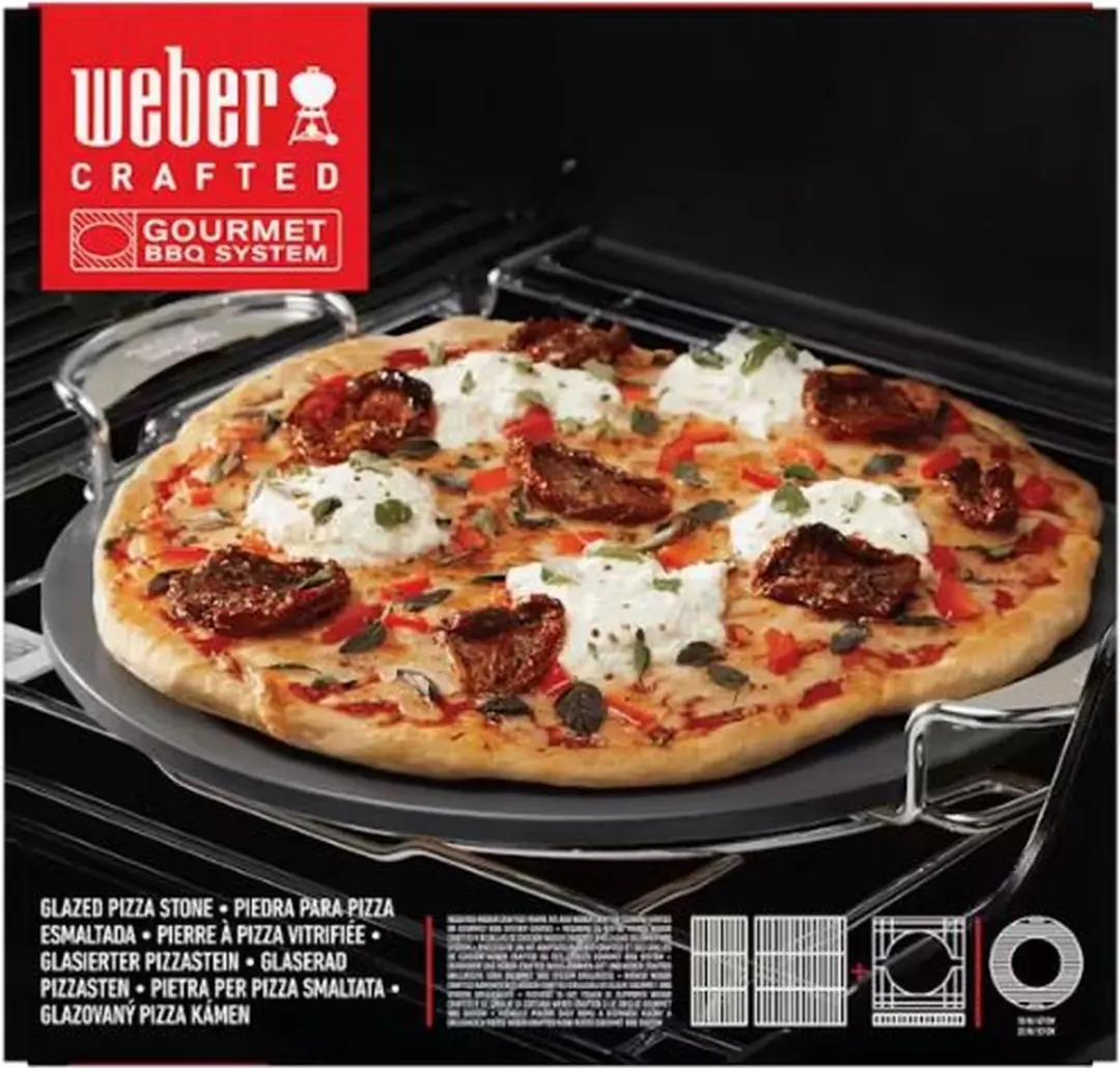 Weber Pizzasteen 47cm - Geglazuurd Crafted - afbeelding 6 van 6