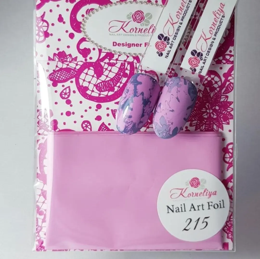 Korneliya Nailart Folie Mat Craquelé Baby Roze 215