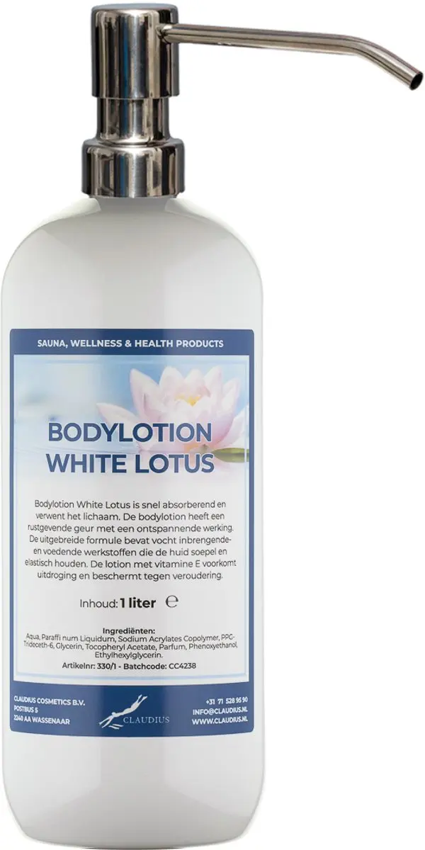 Splashbox Cosmetics Bodylotion White Lotus 1L