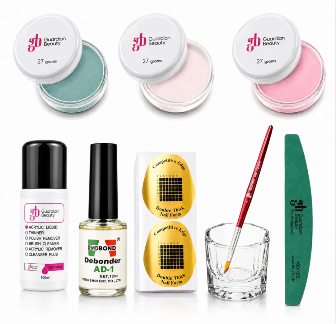 Guardian Beauty Acrylpoeder Set 3 Kleuren 81ml