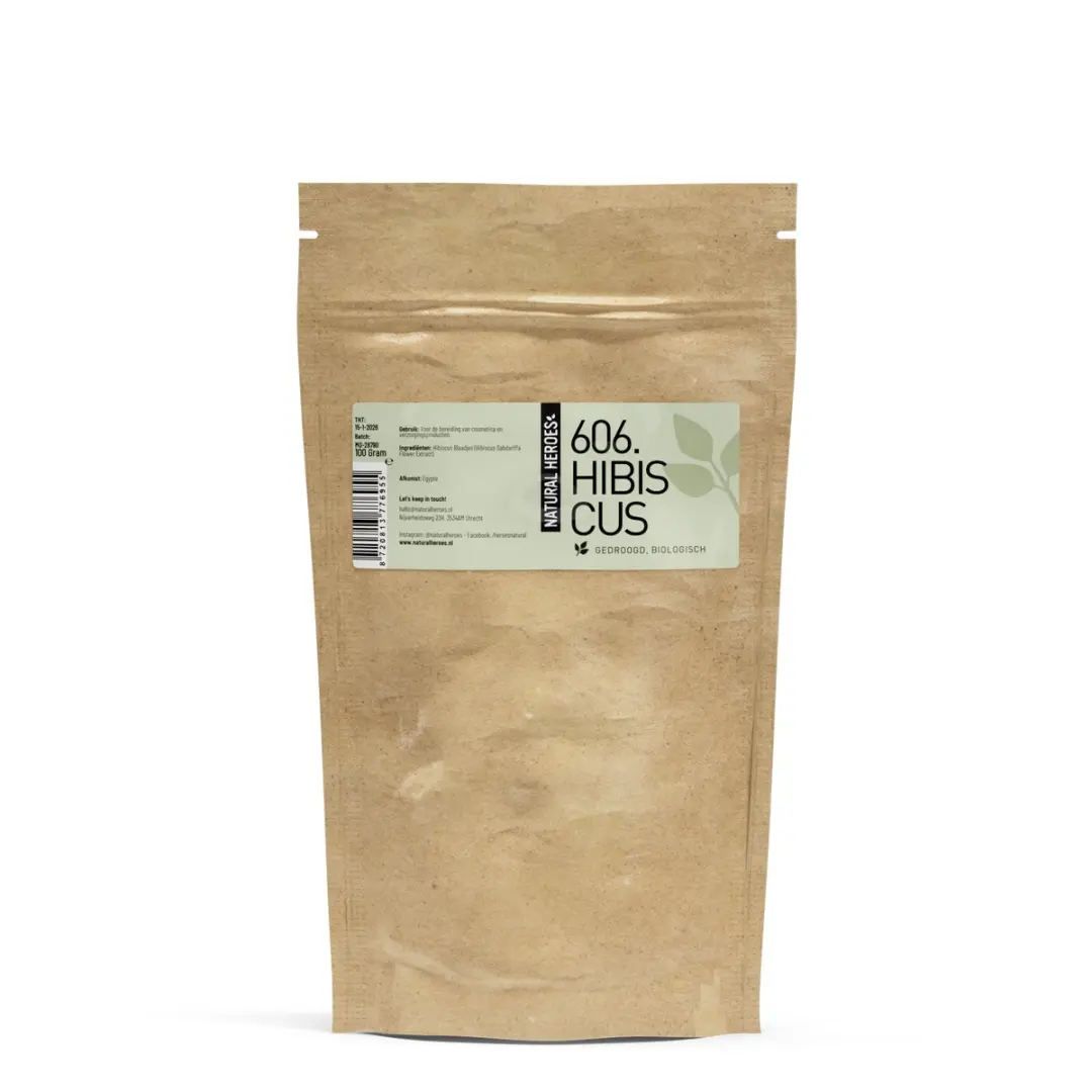 Natural Heroes Biologisch Gedroogde Hibiscus 100g