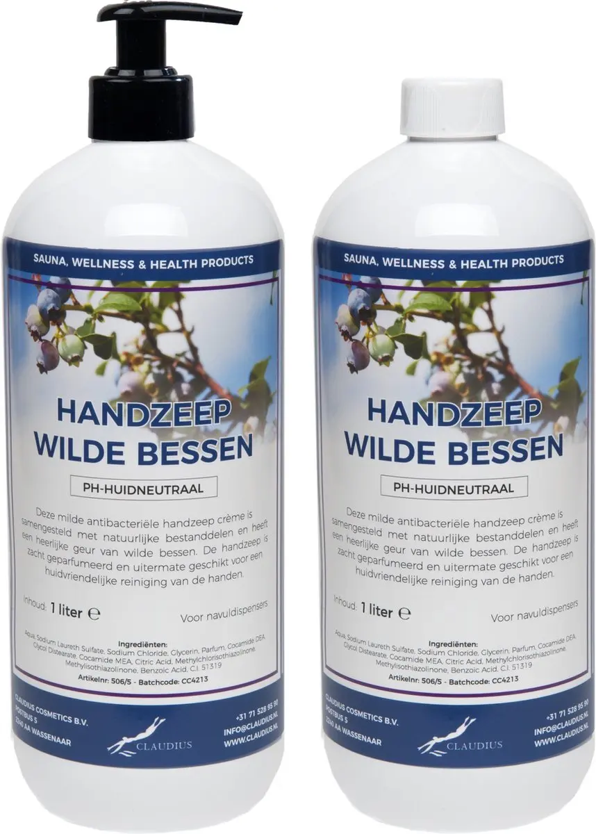 Splashbox Cosmetics Wilde Bessen Handzeep 2x1L
